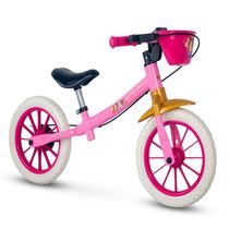 Bicicleta de Equilíbrio  Aro 12 Princesas  Sem Pedal Nathor