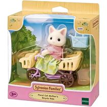 Sylvanian Families Passeio de Bicicleta Mamãe Gato Primavera - Epoch 5680P