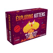 Jogo De Cartas - Exploding Kittens: Para a Galera - De 2 a 10 Jogadores - Galápagos