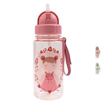 Garrafa Infantil Metoo Angela Fada Flip Com Canudo 350ml Cor:Mia