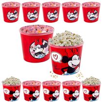 10 Potes de Pipoca da Minnie Festa Infantil Lembrancinha