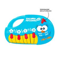 Teclado da Popo - Galinha Pintadinha - Azul - Yestoys