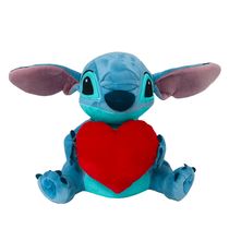 Pelucia - Stitch - Coracao Com Mecanismo - Luz e Som - Disney - Multikids