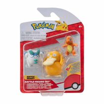 Pokémon Battle Figure Set Bonecos Pokemon Galarian Darumaka Psyduck E Charmander