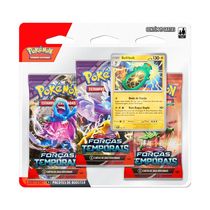 Cartas Pokémon Blister Triplo EV05 Bellibolt Carvanha Copag