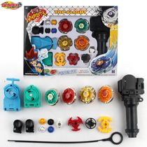 Kit 4 Beyblade Metal Fusion Pião Super Lançador Beyblade Metal Fusion