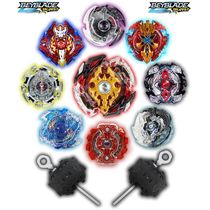 Kit 6 Beyblade Burst C/2 Lançador Rantaro Daigo Ken Hoji