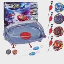 Kit Beystadium Beyblade Arena de Batalha com Motor 2 Beibleidi Speedstorm x 2 Beyblades Hypersphere Hasbro