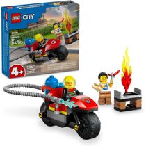 60410 Lego City - Motocicleta Dos Bombeiros