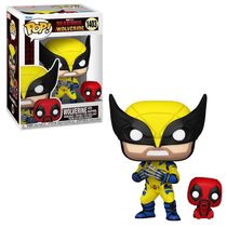 Boneco Funko Pop! Marvel - Wolverine com Babypool