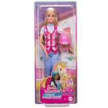 Boneca Barbie Entretenimento Malibu Equitaçao Mattel HXJ38