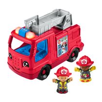 Brinquedo Primeira Infancia - Little People - Caminhão de Bombeiros Médio - Fisher-Price