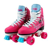 Patins Retrô - Minnie - 4 Rodas - Tamanho 32 a 35 -  BBR Toys - Rosa