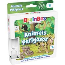 BrainBox Pocket: Animais Perigosos Jogo de Cartas Galapagos