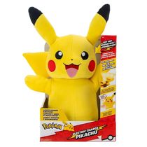 Pikachu Pelucia De Luxo Com Luz E Som 35cm Pokemon Sunny