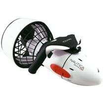 Scooter Subaquática Propulsor de Mergulho com Suporte de Câmera e Snorkel, Náutica Marine 250, Branco