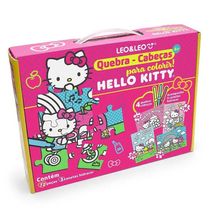 Quebra Cabeca 4 Em 1 Para Colorir Hello Kitty 72 Pecas