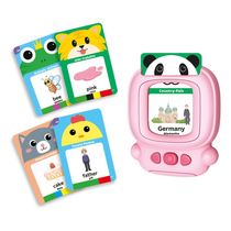 Brinquedo Educativo Aprenda Brincando Ingles 112 Cards Rosa