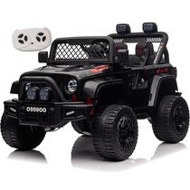 Carro Eletrico Zippy Toys Jeep Off Road Hot Racing CR 12V Preto