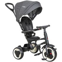 Carrinho de Passeio e Pedal Kiddo Triciclo Evolution Preto