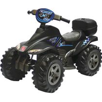 Quadriciclo Eletrico Biemme Quatry Cross 12V Preto Azul Boy