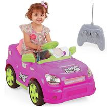 Carro Eletrico com Controle XPlast Sout Car 6V Love Rosa