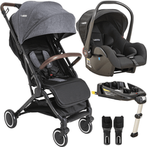 Carrinho de Bebe Bebe Conforto Base ISOFIX Kiddo Sprint Grafite