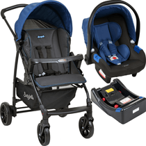 Carrinho de Bebe Bebe Conforto Base Burigotto Ecco CZ Azul