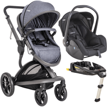 Carrinho de Bebe Bebe Conforto Base ISOFIX Kiddo Quantum Azul