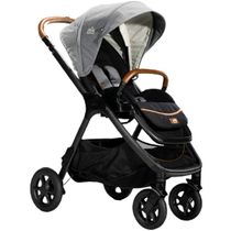 Carrinho de Bebe Berço Passeio Joie Finiti Carbon Preto Cinza