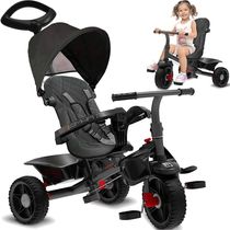 Triciclo de Passeio e Pedal Bandeirante Smart Comfort Preto