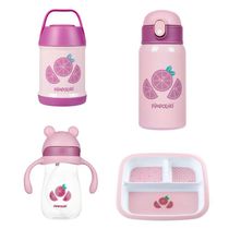 KIT ALIMENTAÇÃO 4 PEÇAS ROSA - PIMPOLHO