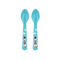 Conjunto 2 Colheres Soldado - Azul - Minimi