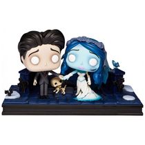 Bonecos Victor e Emily do Filme Noiva Cadáver, Colecionável, Funko Pop