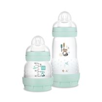 Conjunto de Mamadeiras - Mam Baby - Easy Start - Starter Set - 130 ml - Azul - 2 Unidades