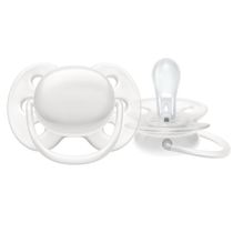 Chupeta - Avent - Philips - Ultra Soft - Individual - 0-6m - Branca