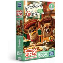 Quebra-Cabeça 500 Peças Nano - Mundo Cão - Chihuahua Mexicano - Toyster