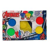 Kit de Massinhas e Plaquinhas Avengers Marvel Cotiplas 2699