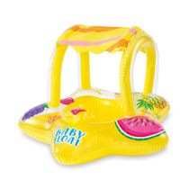 Boia Inflável Baby Bote Kiddie Com Cobertura Frutas - Intex