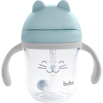 Copo com Alça - Buba - Gatinho - Azul - 220 Ml