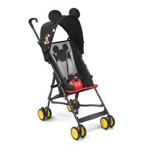 Carrinho De Bebê Com Guarda Chuva - Disney - Mickey - Preto