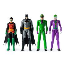 Boneco Articulado - Pack 4 Figuras De Batalha - Batman - Sunny