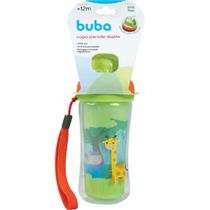 Copo Duplo Com Canudo Animal Fun Buba 11857