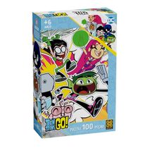 Quebra Cabeça Teen Titans Go 100 Peças Grow 04531