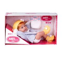 Boneca Anny Doll Baby Ruiva Cotiplas 2503