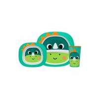 Conjunto De Refeição - Buba - Bubazoo - Dino - Verde