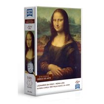 Quebra Cabeça Mona Lisa 500 Peças Toyster 3147