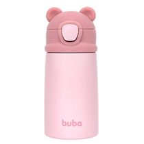 Copo Térmico Parede Dupla Urso Rosa Buba 18077