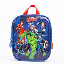 Lancheira Escolar Masculina Térmica Marvel Vingadores Azul