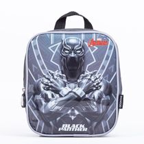 Lancheira Escolar Masculina Térmica Marvel Pantera Negra Preta